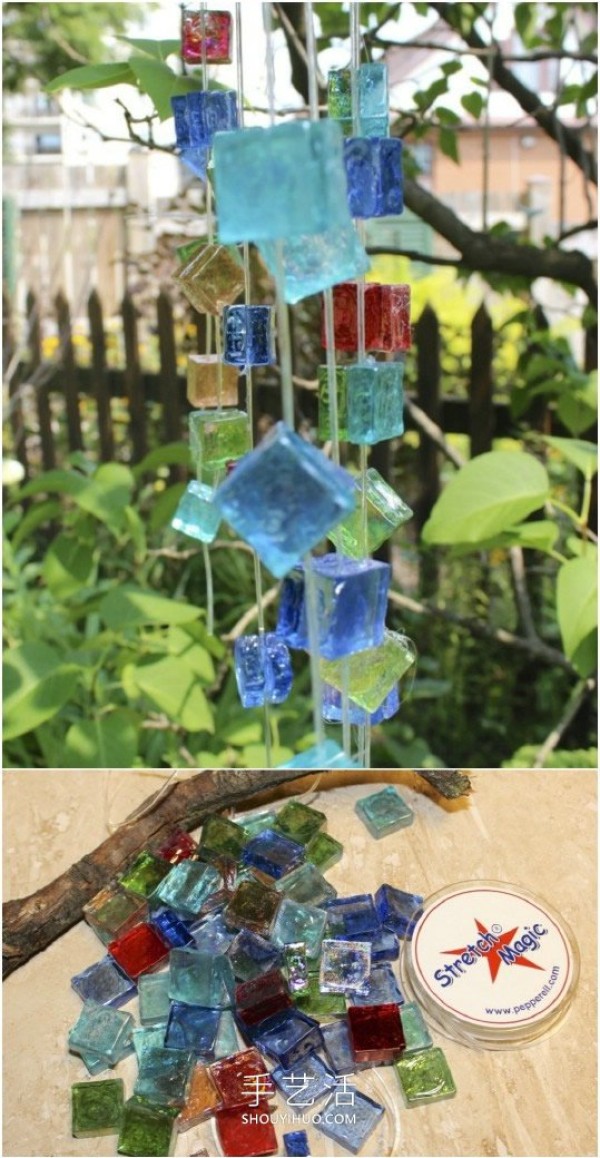 Reuse old waste! Tutorial on homemade creative spring wind chimesCheng