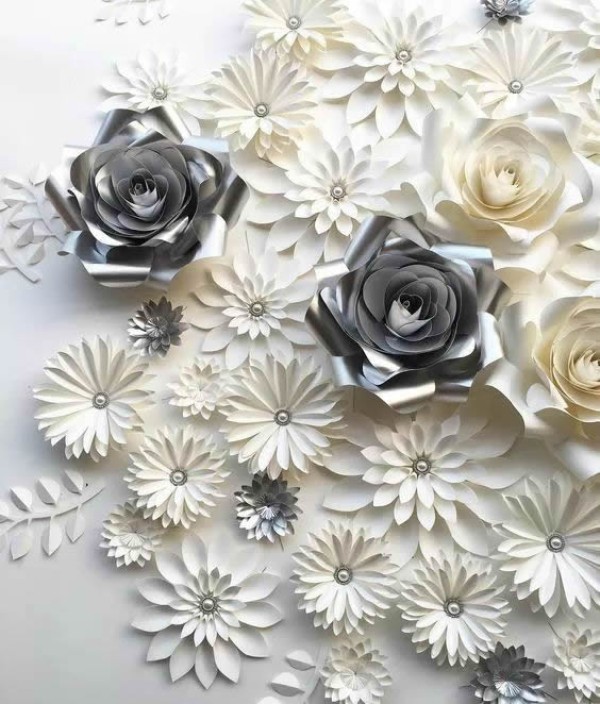 How to make handmade paper flowers with many beautiful paper flowers with complete illustrations