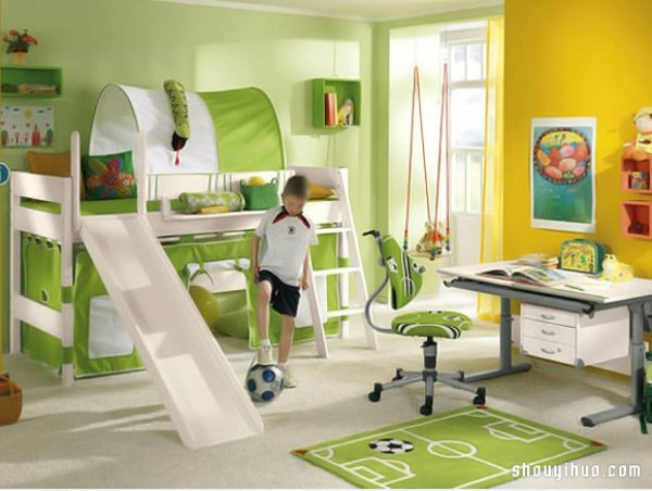 Interesting theme childrens room decoration design satisfies babys fantasy!