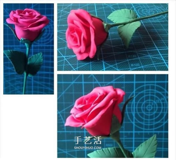 Ultra-light clay rose tutorial illustrations, stunning gradient colors! 