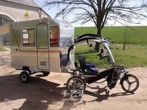 Shocked! I can’t afford to drive a car or RV, but I also have a bicycle RV! 