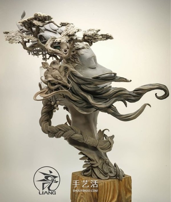 The majestic and delicate clay sculpture: Chang