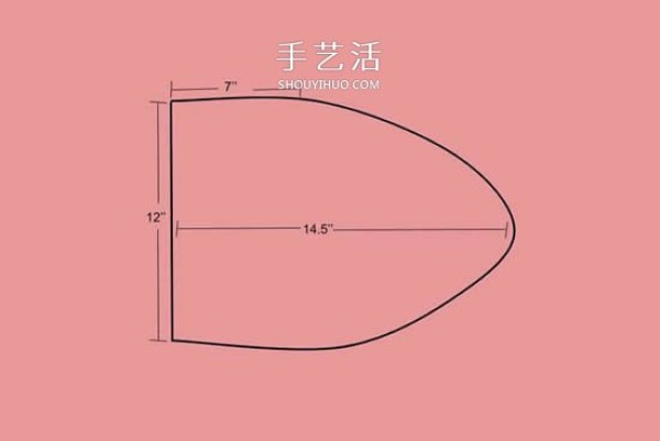 Illustration of how to make homemade strawberry bunch pockets