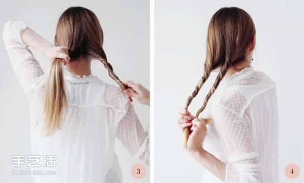 The charming little secret behind it: a simple and easy-to-use low ponytail hairstyle