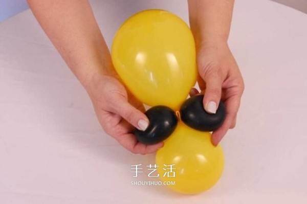 Handmade balloon-shaped bees How to make bees with balloons