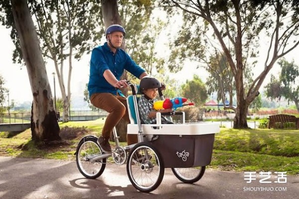 The improved multifunctional family bicycle Taga2.0 is convenient and safe! 