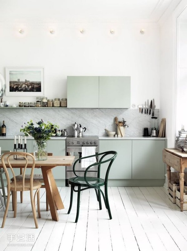 From now on you will fall in love with cooking: Nordic simple style kitchen design