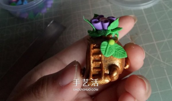 Ultra-light clay elf house to make cute elf house with clay DIY