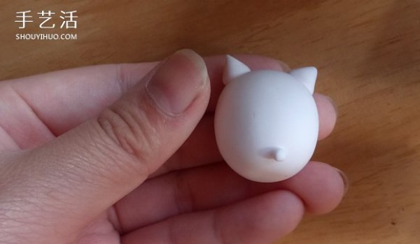 How to make a kitten holding an umbrella from clay, ultra-light clay cartoon cat DIY