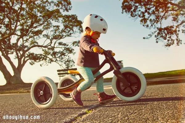 Wishbone Childrens Balance Car made from recycled old carpets