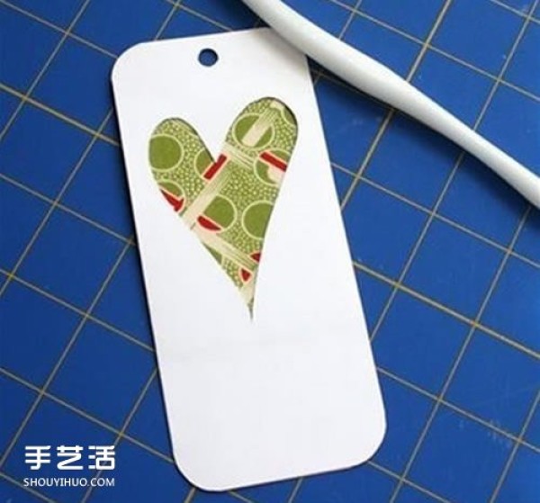 DIY DIY love bookmarks for lovers, homemade Valentines Day bookmark illustrations