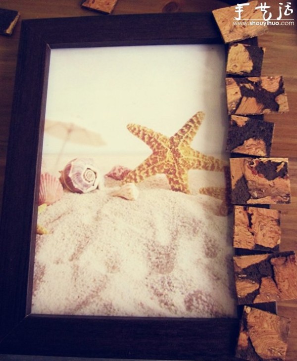 Use wall stickers to DIY renovation of old photo frames