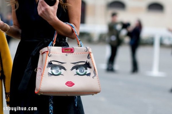 Womens Novelty Bags Appearing in Fashion Street Photos