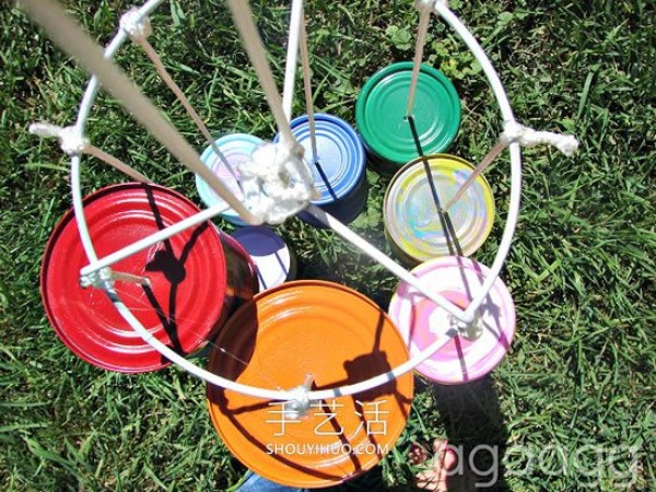 Reuse old waste! Tutorial on homemade creative spring wind chimes