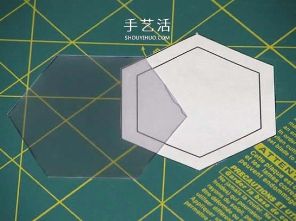 How to get regular hexagonal paper when folding, sharing 3 ways