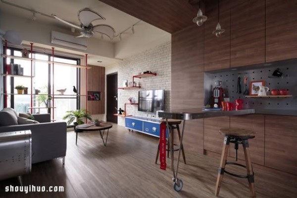 60 square meters small apartment home future technological sense decoration design