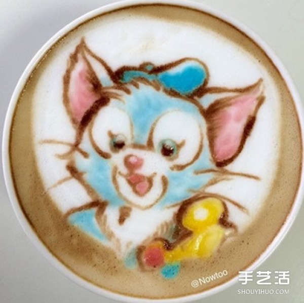 Coffee Latte Art: Put the cute cat in the game into the coffee cup