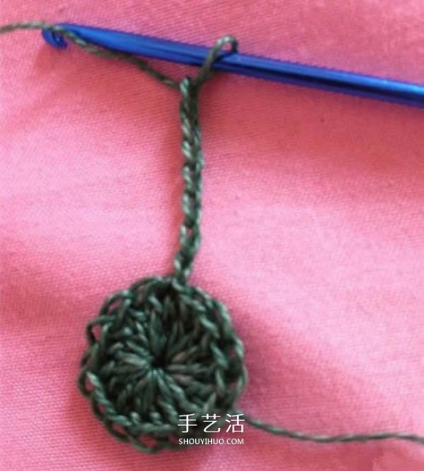 How to knit a five-pointed star, crochet small star diagram