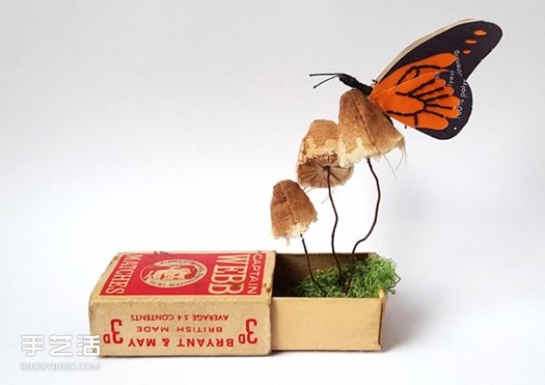 Use recycled paper and natural dyes to create stunning natural paper sculptures