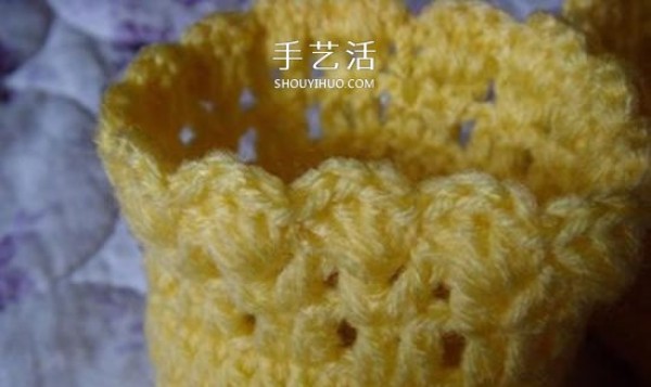 The weaving method of baby woolen warm shoes, the single color is already very good! 