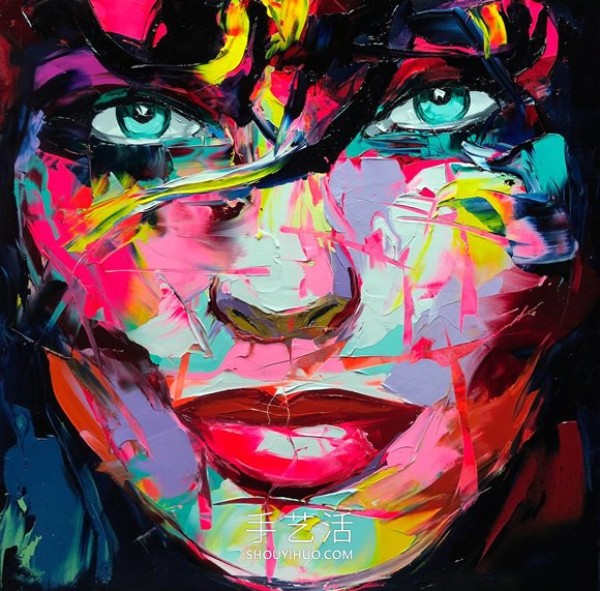 Vivid colors and textures! Appreciation of palette knife portrait paintings