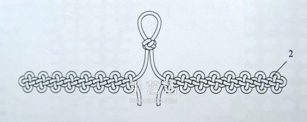 Illustrated steps for weaving a Ruyi fan, how to make a handmade Ruyi fan with Chinese knots