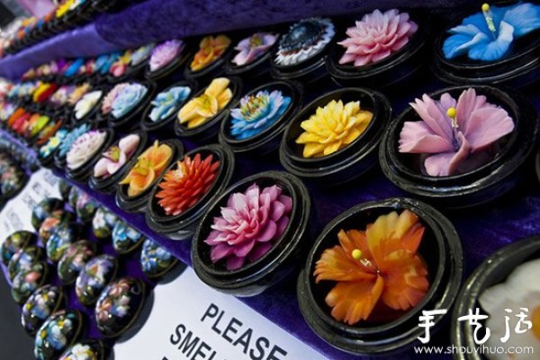 Thailand traditional handicraft soap flower