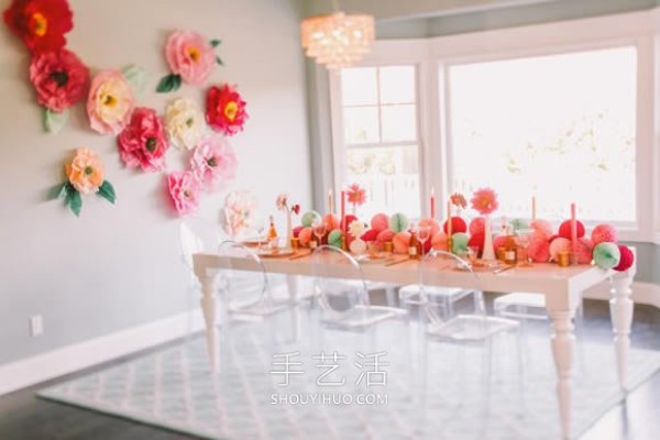 16 charming handicraft decorations made by DIY with various flowers