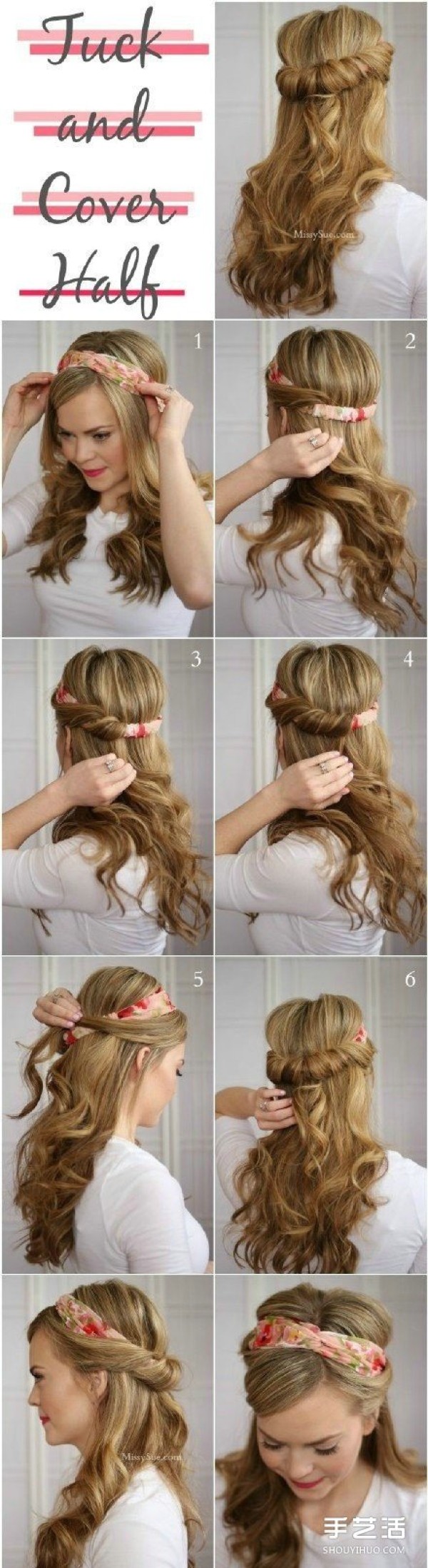 Seven different styles of braided hair DIY tutorial for girls with long hair, come and learn~