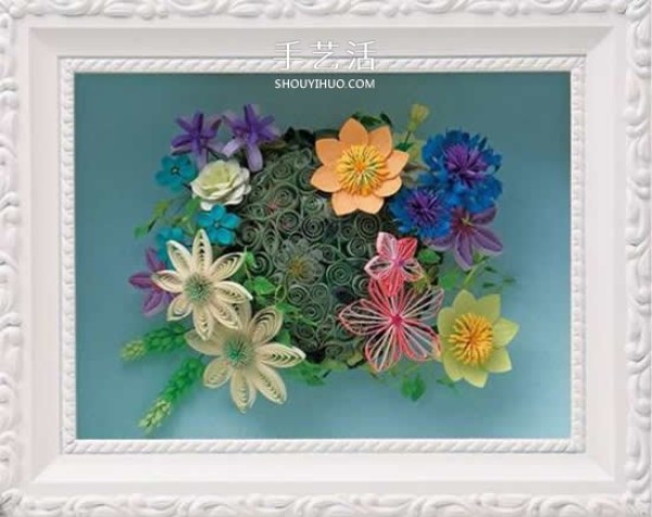 Its so beautiful! A collection of pictures of handmade three-dimensional paper flower works