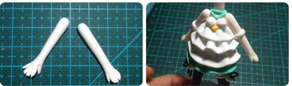 Ultra-light clay DIY production of DN Dragon Nest female archer doll figure