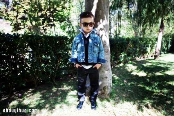 Alson Mateo, the worlds youngest fashionable man, only five years old