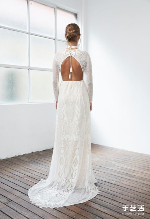 Niche wedding dress brand Grace Loves Lace white lace dress