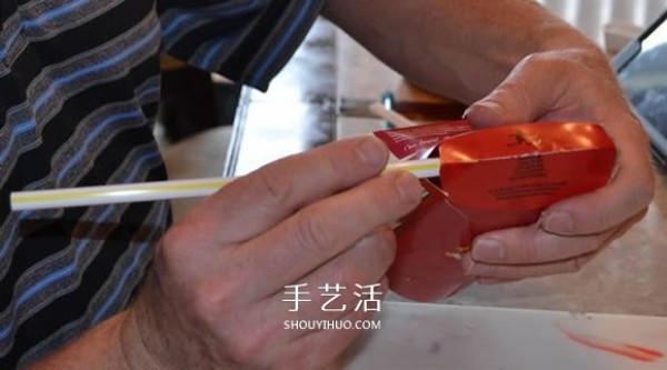 McDonalds packaging boxes are used to make a hand-made cool racing car model