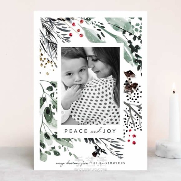 15 unique and beautiful holiday card design images