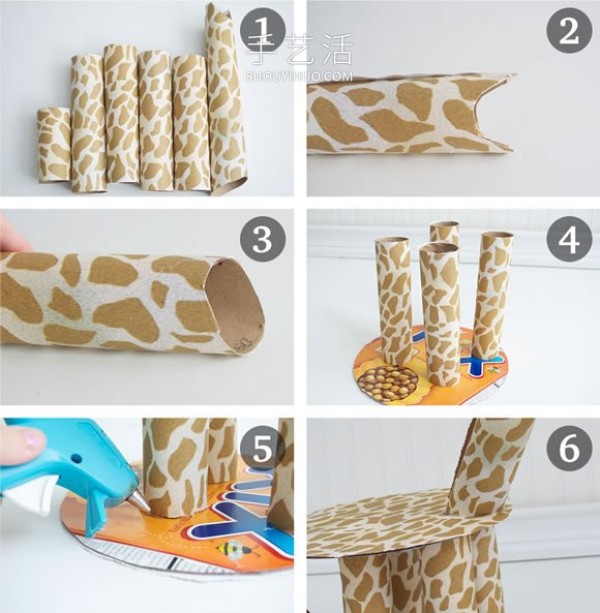 How to make your own giraffe cake stand, beautiful and environmentally friendly! 