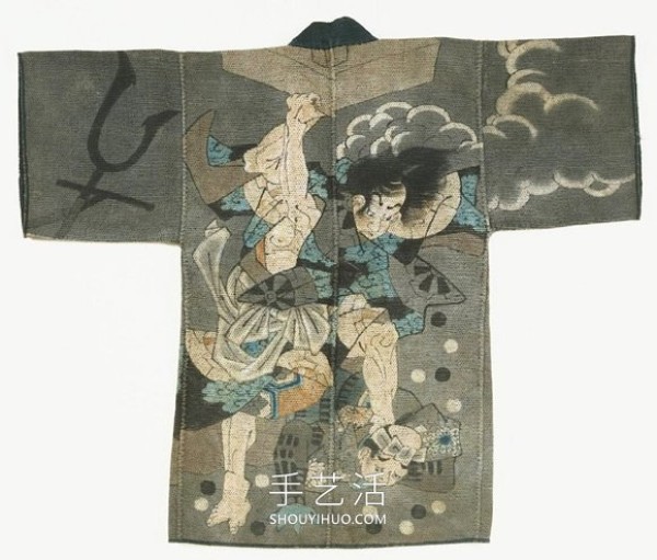 Survived the Zhurong disaster! Artistic paintings on Japanese firefighting jackets in the 19th century