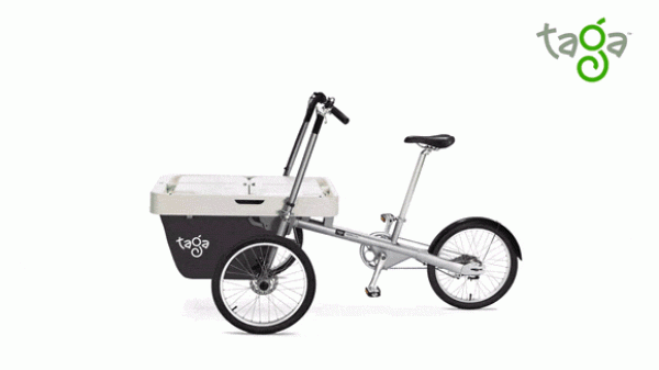 The improved multifunctional family bicycle Taga2.0 is convenient and safe! 