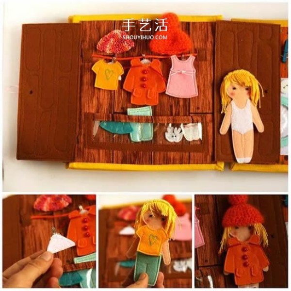 How to make a homemade dress-up doll with just a few pieces of cloth so your child can