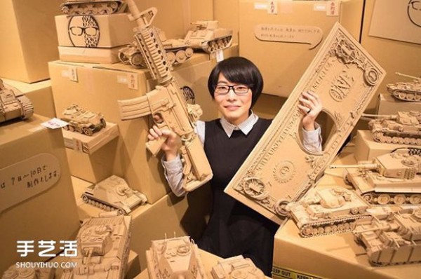 Start from schoolwork! Ohnos ultra-exquisite cardboard box model work