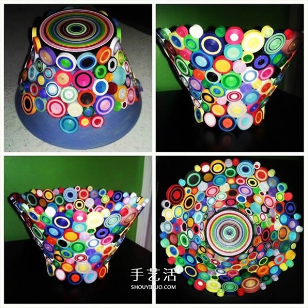 Handmade paper bowls, exquisite and fashionable decorative ornaments! 