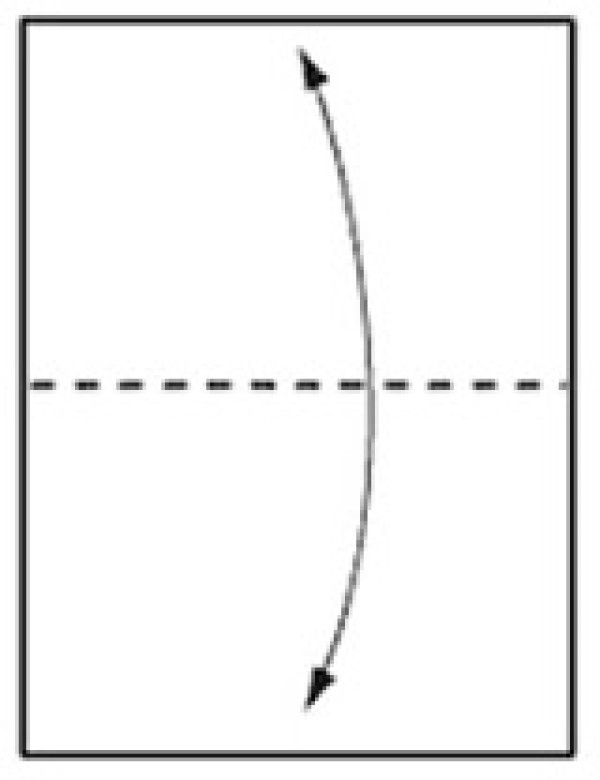 Illustration of the simplest folding method of a paper box. Use it for both storage and garbage collection! 