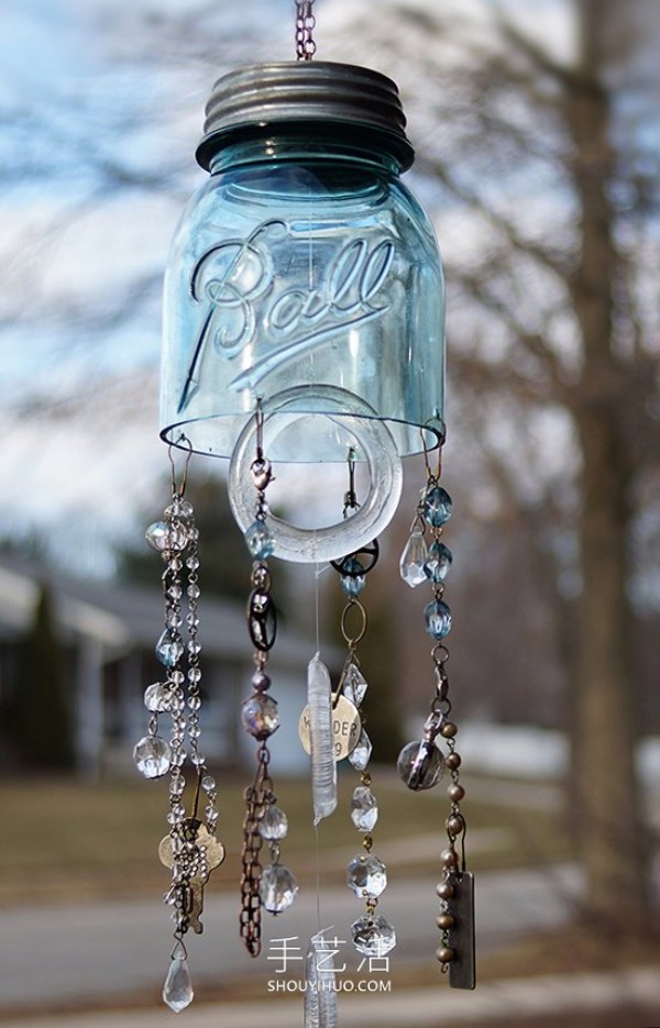 Reuse old waste! Tutorial on homemade creative spring wind chimes