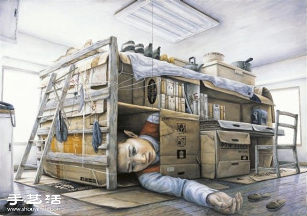 Appreciation of paintings by Japanese surrealist painter Tetsuya Ishida