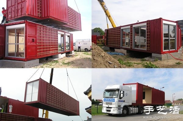 Container renovation DIY fashionable modern villa