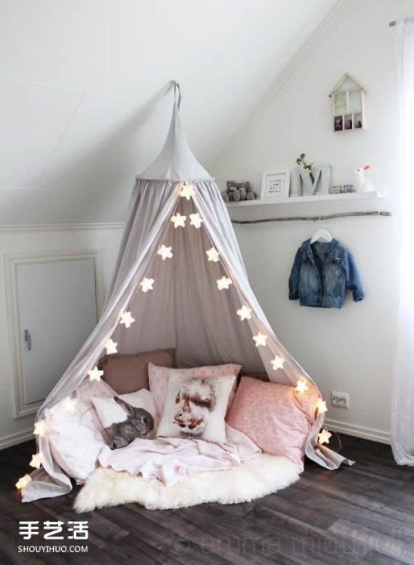 If you have a daughter, you must create an ice cream-colored room for her like this