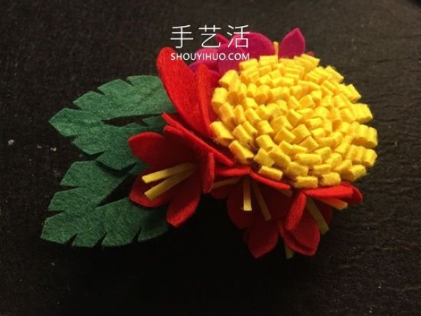 Beautiful and eye-catching! How to make flower head flowers by hand using non-woven fabrics