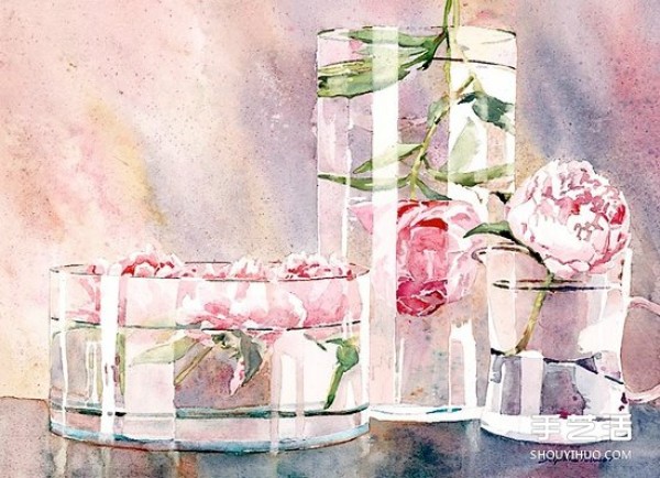 Picture appreciation of Delphine Poussots beautiful watercolor paintings