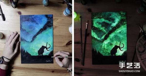 The art of not giving up day and night! Criscos luminous dream creative paintings