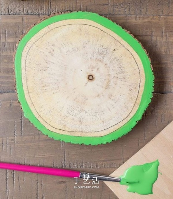 Add color to your dining table! How to make homemade summer watermelon coasters